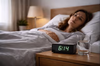 Early morning wake-up with anxiety symptoms